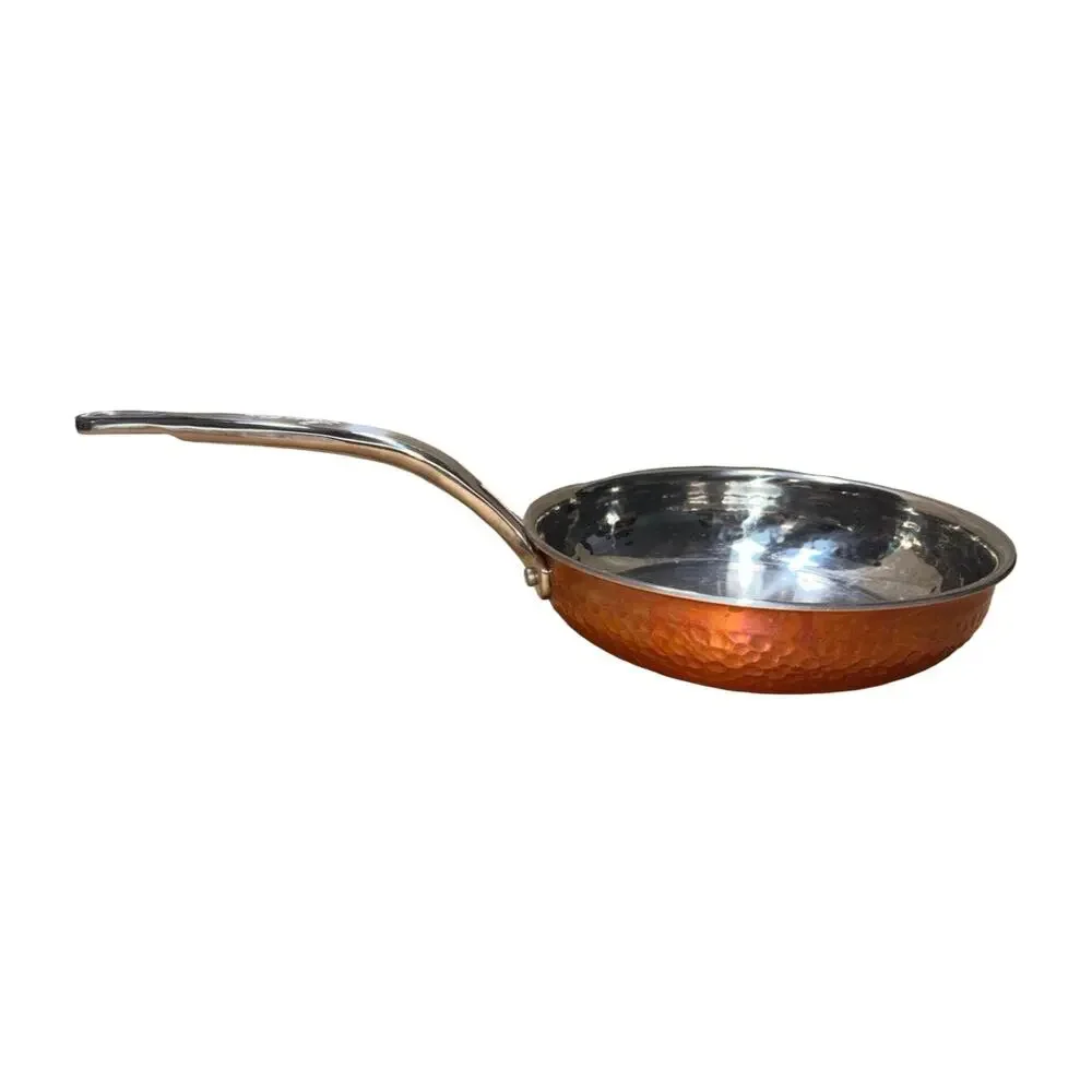 Lagostina Hammered Copper Clad Steel 8
